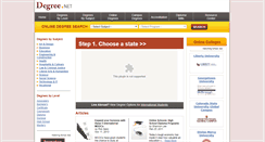 Desktop Screenshot of degree.net